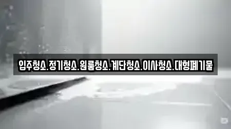 입주청소.정기청소.원룸청소.계단청소.이사청소.대형폐기물