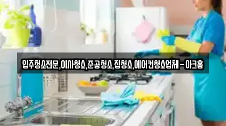 입주청소전문,이사청소,준공청소,집청소,에어컨청소업체-아크홈