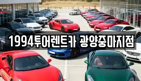 전남 광양시 금호동 렌트카 전문 1994투어렌트카 광양중마지점
