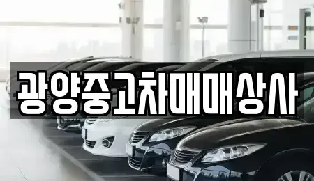 전남 광양시 금호동 중고차매매 전문 광양중고차매매상사