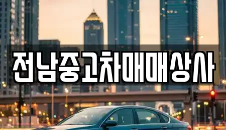 전남 완도군 군외면 중고차 전문 전남중고차매매상사