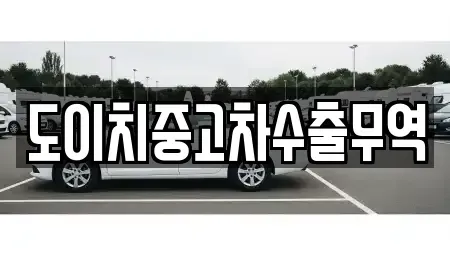전라남도 담양군 월산면 중고차 전문 도이치중고차수출무역