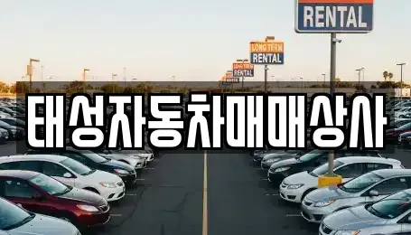전라남도 순천시 남정동 중고차매입 전문 태성자동차매매상사