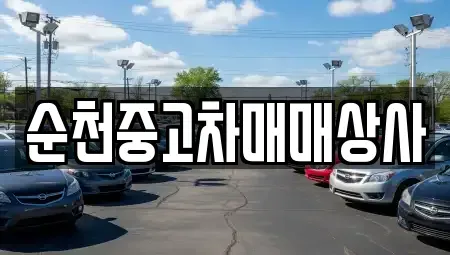 전라남도 장흥군 중고차 전문 순천중고차매매상사