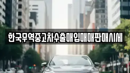 전북 익산시 금강동 중고차 전문 한국무역중고차수출매입매매판매시세