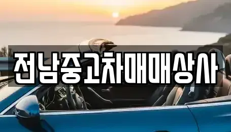 전북 전주시 덕진구 호성동3가 중고차 전문 전남중고차매매상사