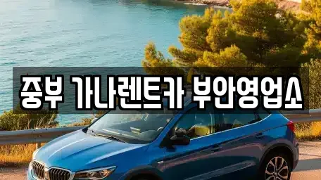 전북특별자치도 부안군 백산면 렌트카 전문 중부 가나렌트카 부안영업소