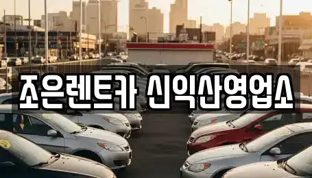 전북특별자치도 익산시 주현동 렌트카 전문 조은렌트카 신익산영업소