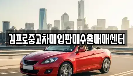 전북특별자치도 임실군 임실읍 중고차 전문 김프로중고차매입판매수출매매센터