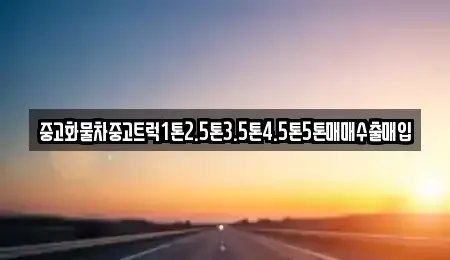전북특별자치도 전주시 완산구 경원동2가 중고차매입 전문 중고화물차중고트럭1톤2.5톤3.5톤4.5톤5톤매매수출매입