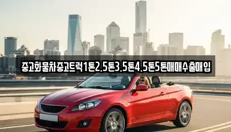 전북특별자치도 전주시 완산구 고사동 중고차매매 전문 중고화물차중고트럭1톤2.5톤3.5톤4.5톤5톤매매수출매입