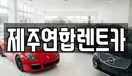제주 제주시 연동 렌트카 전문 제주연합렌트카