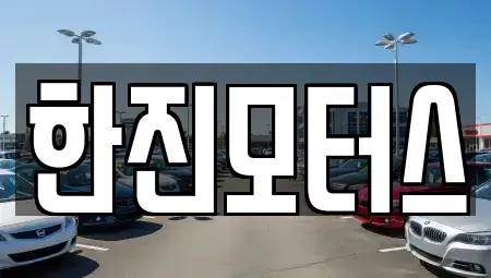 제주 제주시 이호일동 중고차 전문 한진모터스