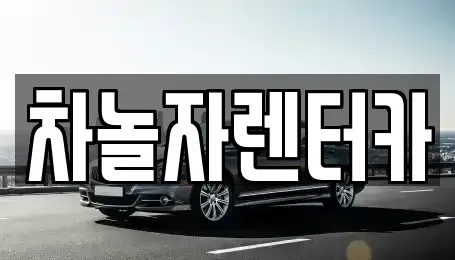 충남 공주시 상왕동 렌트카 전문 차놀자렌터카