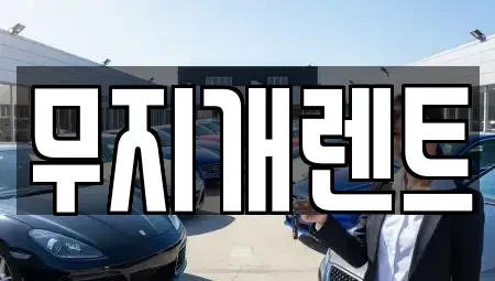 충남 보령시 동대동 렌트카 전문 무지개렌트