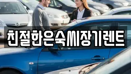 충남 보령시 동대동 장기렌트카 전문 친절한은숙씨장기렌트