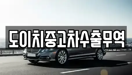 충남 부여군 남면 중고차 전문 도이치중고차수출무역