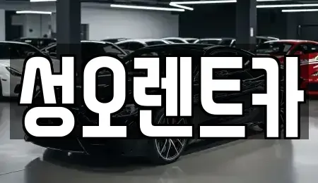 충남 천안시 동남구 용곡동 렌트카 전문 성오렌트카