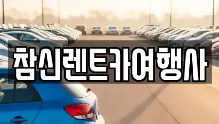 충남 천안시 서북구 두정동 렌트카 전문 참신렌트카여행사