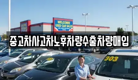 충북 단양군 대강면 중고차 전문 중고차사고차노후차량수출차량매입