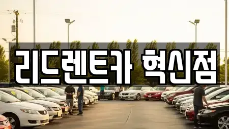 충북 음성군 렌트카 전문 리드렌트카 혁신점
