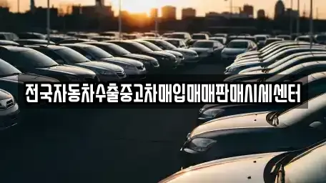 충북 제천시 왕암동 중고차매입 전문 전국자동차수출중고차매입매매판매시세센터