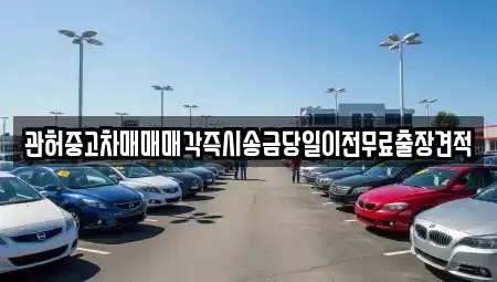 충북 청주시 상당구 남일면 중고차매매 전문 관허중고차매매매각즉시송금당일이전무료출장견적