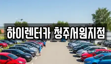 충북 청주시 서원구 남이면 렌트카 전문 하이렌터카 청주서원지점
