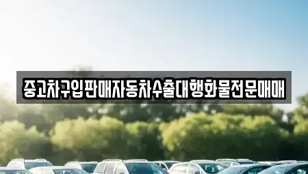 충북 청주시 서원구 남이면 중고차 전문 중고차구입판매자동차수출대행화물전문매매