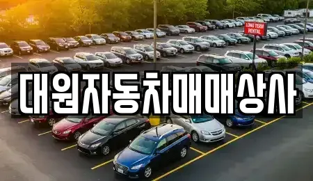 충북 청주시 서원구 남이면 중고차매매 전문 대원자동차매매상사