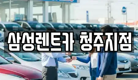 충북 청주시 흥덕구 남촌동 렌트카 전문 삼성렌트카 청주지점