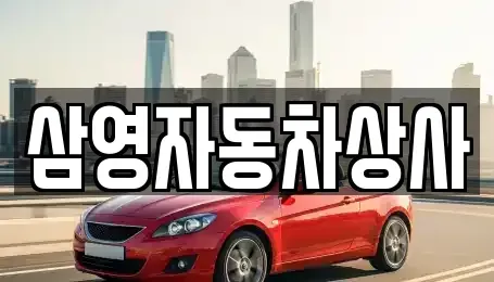 충청남도 공주시 송선동 중고차매매 전문 삼영자동차상사