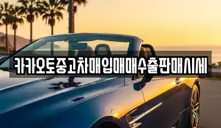 충청남도 공주시 송선동 중고차매입 전문 카카오토중고차매입매매수출판매시세