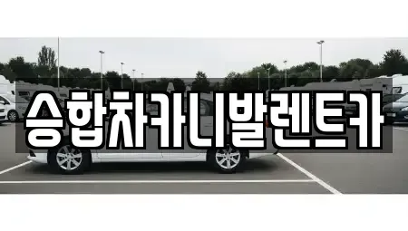 충청남도 금산군 추부면 렌트카 전문 승합차카니발렌트카
