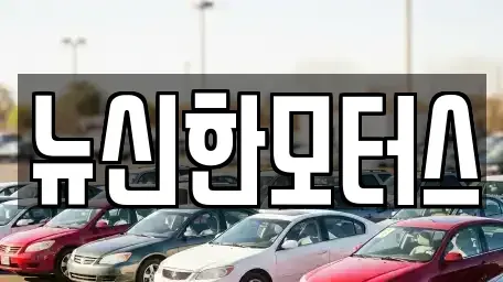충청남도 금산군 추부면 중고차 전문 뉴신한모터스