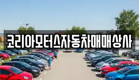 충청남도 보령시 내항동 중고차매매 전문 코리아모터스자동차매매상사