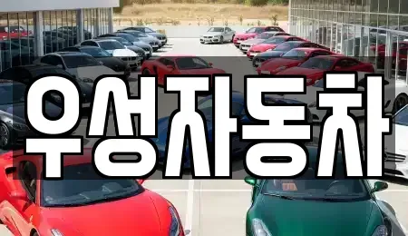 충청남도 아산시 법곡동 중고차매매 전문 우성자동차