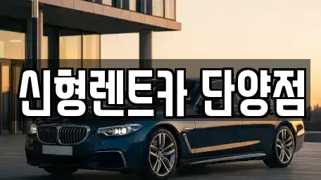 충청북도 단양군 영춘면 렌트카 전문 신형렌트카 단양점