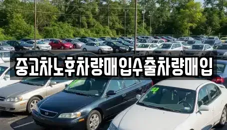 충청북도 영동군 용산면 중고차매입 전문 중고차노후차량매입수출차량매입