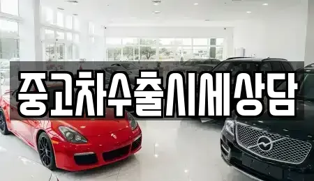 충청북도 음성군 원남면 중고차매매 전문 중고차수출시세상담