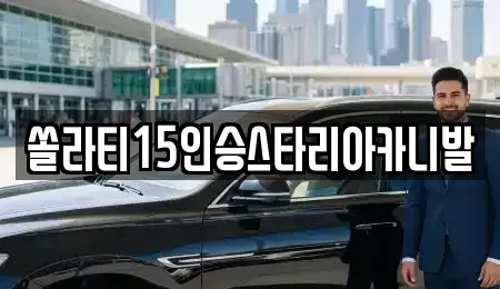 충청북도 제천시 명지동 렌트카 전문 쏠라티15인승스타리아카니발