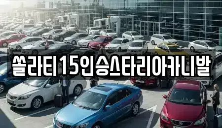 충청북도 충주시 칠금동 렌트카 전문 쏠라티15인승스타리아카니발